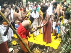 புகழ்பெற்ற குரு பரிகார ஆலயமான மயிலாடுதுறை வதான்யேஸ்வரர்  ஆலயத்தில் கும்பாபிஷேக பணி தொடக்கம்