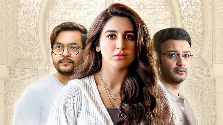 শ্যুটিং হয়েছিল বছরের শুরুতেই। আর এবার মুক্তি পেল সৌরভ চক্রবর্তী (Sourav Chakraborty), ঐন্দ্রিলা সেন (Oindrila Sen), সাহেব ভট্টাচার্য (Saheb Bhattacharyya)-র অভিনীত 'শ্বেতকালী' ওয়েব সিরিজের পোস্টার।