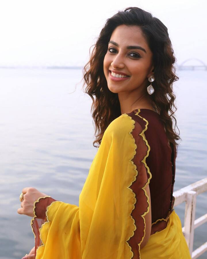 మీనాక్షి చౌదరి అందమైన ఫోటోలు. Image Credit: Meenakshi Chaudhary/Instagram