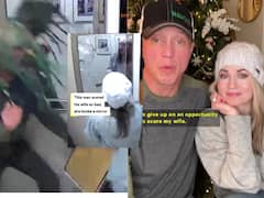 భార్యను భయపెట్టేందుకు ప్రాంక్ చేసిన భర్త, సుత్తితో కొట్టబోయిన భార్య, వీడియో వైరల్