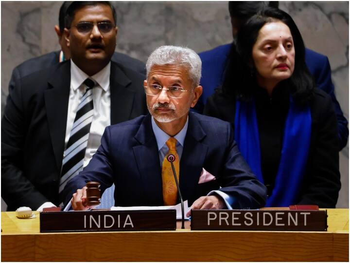 Jaishankar attacks Pakistan & China at UNSC on their terror stance UNSC India at UN on Pakistan UNSC : 'सापाला दूध पाजाल तर...'; UNमध्ये भारतानं 24 तासांत दुसऱ्यांदा पाकिस्तानला सुनावलं