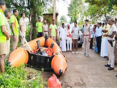 விழுப்புரம்: தென்பெண்ணையாறு வெள்ளத்தில் அடித்து செல்லப்பட்ட தொழிலாளி சடலமாக மீட்பு