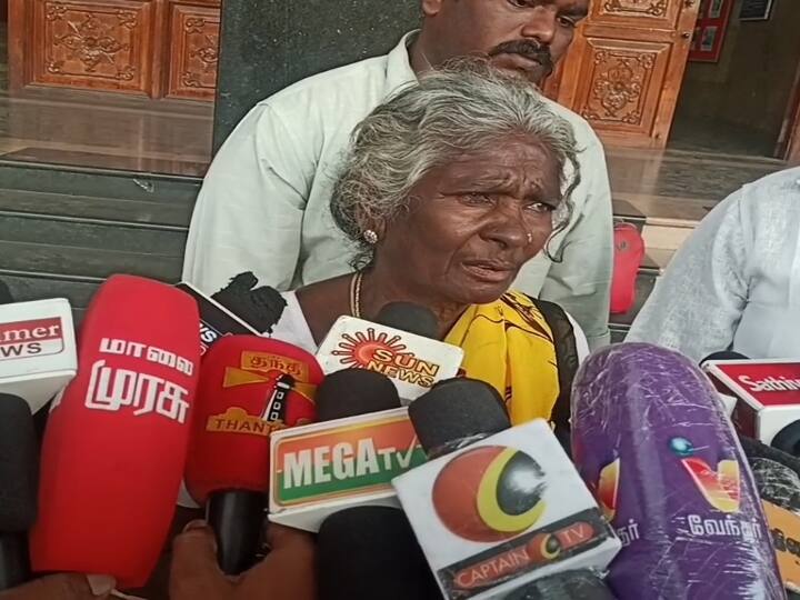 லஞ்சம் கேட்ட அதிகாரி - நடவடிக்கை எடுக்க கோரி சேலம் ஆட்சியரிடம் மூதாட்டி மனு