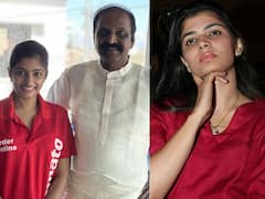 VJ Archana Meets Vairamuthu: வைரமுத்து உடன் வி ஜே அர்ச்சனா; உஷார் என்று எச்சரித்த சின்மயி..வைரலாகும் பதிவு!