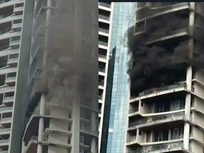 Mumbai Fire News: मुंबईच्या लालबागमधली टोलेजंग इमारत अविघ्न पार्कला पुन्हा आग. आगीवर तूर्तास नियंत्रण, गेल्यावर्षी ऑक्टोबर महिन्यातही लागली होती आग.