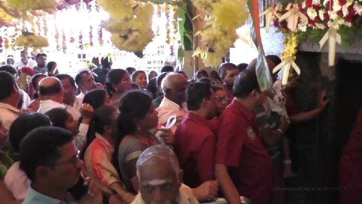 தருமபுரி: தட்ஷணகாசி காலபைரவர் கோயிலில் பக்தர்களுக்கு அருள் பாலித்த பைரவர்