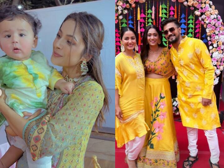 Bharti Singh and Shehnaaz Gill attended their manager Kaushal Joshi's mehendi ceremony. Hina Khan was also there as Kaushal’s to-be-bride, Heena Lad is her manager.