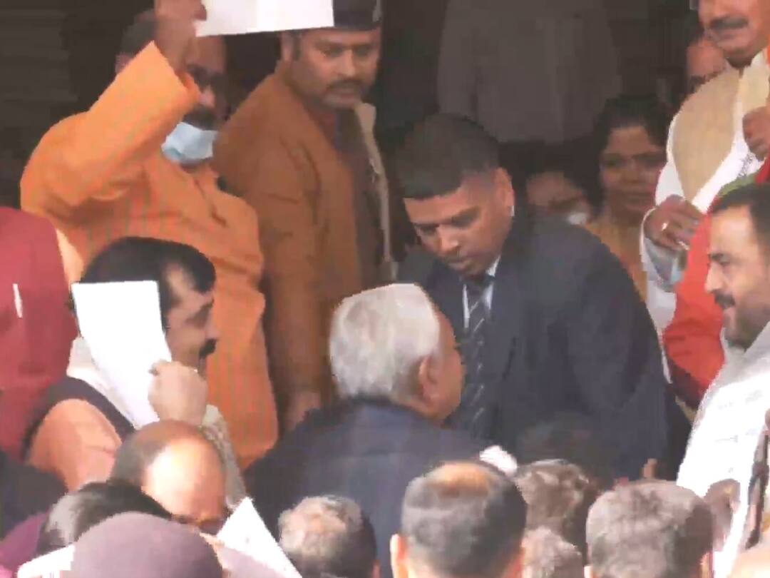 Bihar CM Nitish Kumar Faces Protest By BJP MLAs At State Assembly Over Hooch Deaths WATCH Bihar CM Nitish Kumar Faces Protest By BJP MLAs At State Assembly Over Hooch Deaths — WATCH