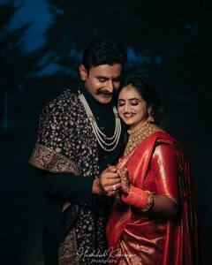 Sumeet Pusavale Wedding : 'बाळूमामा' फेम अभिनेता सुमित पुसावळे अडकला लग्नाच्या बेडीत, नव्या जोडीचे फोटो पाहा