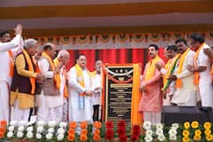 BJP National President JP Nadda Inaugurates Party District Office In Koppal. See Pics