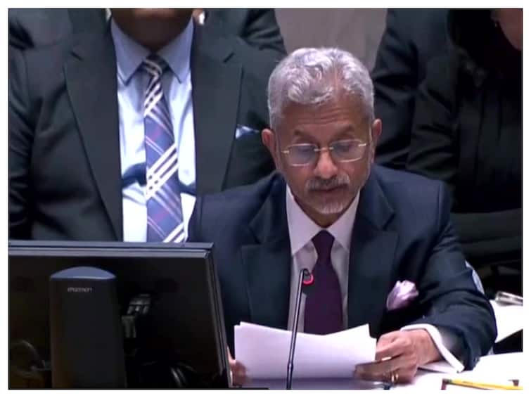 'Need To Address Double Standards In Countering Terrorism': EAM Jaishankar At UNSC Need To Address Double Standards Inside & Outside UNSC To Counter Terrorism: EAM Jaishankar