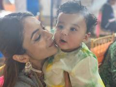 शहनाज गिल ने भारती सिंह के बेटे के साथ की ढेर सारी मस्ती, इस तरह गोला को किया परेशान