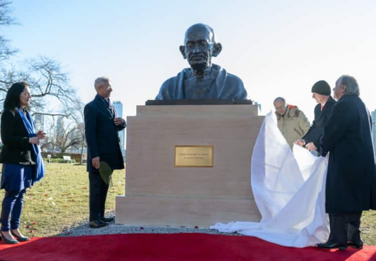 'UNSC हेडक्वार्टर में महात्मा गांधी की प्रतिमा को देखकर हर भारतीय को होगा गर्व', बोले पीएम मोदी 'Every Indian would be proud to see Mahatma Gandhi's statue at UNSC Headquarters' said PM Modi 'UNSC हेडक्वार्टर में महात्मा गांधी की प्रतिमा को देखकर हर भारतीय को होगा गर्व', बोले पीएम मोदी