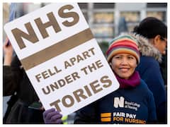 Thousands Of UK Nurses Hold Massive Day-Long Strike For Better Wages. In Pics
