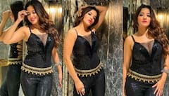 Monalisa Photos: બ્લેક આઉટફિટમાં મોનાલિસા લાગી બૉલ્ડ એન્ડ બિન્દાસ ગર્લ, તસવીરો પર ફેન્સ ફિદા.........