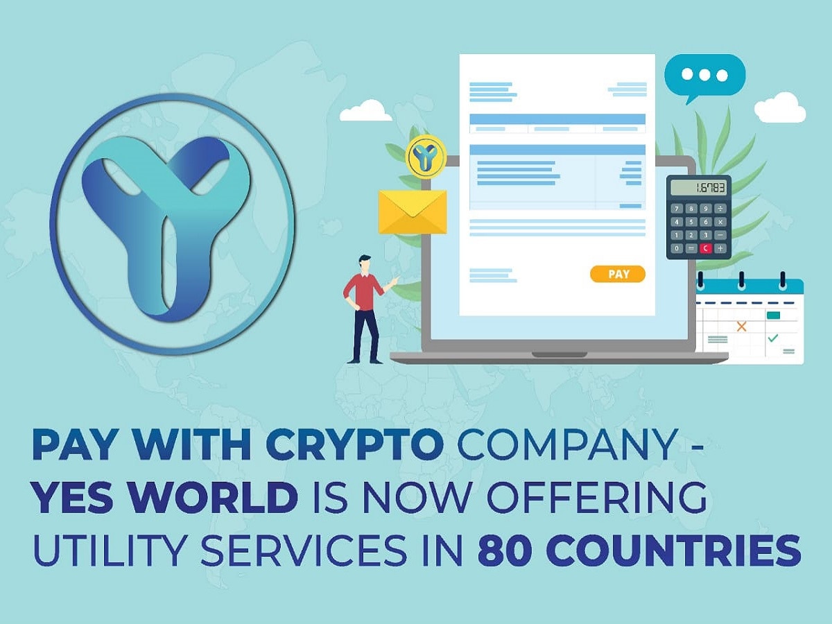 Leading Utility Token YES WORLD Is Now Usable In Over 80 Countries Worldwide