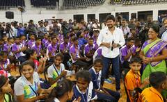 Tamil Nadu Minister Udhayanidhi Interacts With Tennis Players, Inspects Sports Complex In Chennai. See Pics
