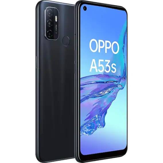 ઓપ્પો A53s 5G - ઓપ્પો A53s 5G મોબાઇલ 15,990 રૂપિયાની કિંમતમાં અવેલેબલ છે. આ મોબાઇલના ખાસ ફિચર્સની વાત કરીએ તો આમાં તમને 6.52 ઇંચની ડિસ્પ્લેની સાથે 13+2+2 MP નો બેક કેમેરા સેટઅપ, 8 MPનો ફ્રન્ટ કેમેરો, 126 GB સ્ટૉરેજ 6 GB RAM અને 5000 mAhની દમદાર બેટિંગ આપવામાં આવે છે.