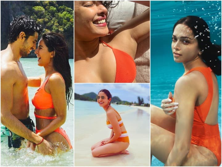 Actresses Who Wore Orange Bikini:  एक्ट्रेस दीपिका पादुकोण की 'भगवा बिकिनी' पर जमकर बवाल मचा हुआ है. हालांकि दीपिका से पहले कई बॉलीवुड एक्ट्रेस भगवा बिकिनी में अपना जलवा बिखेर चुकी हैं.