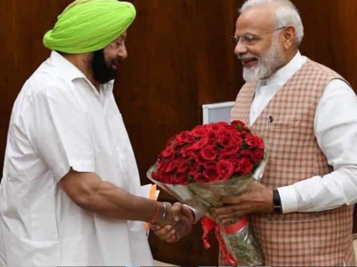 Punjab ex cm Captain Amarinder Singh meet PM Modi, discusses situation in Punjab Punjab News: प्रधानमंत्री नरेंद्र मोदी से कैप्टन अमरिंदर ने की मुलाकात, पंजाब के इन मुद्दों पर जताई चिंता