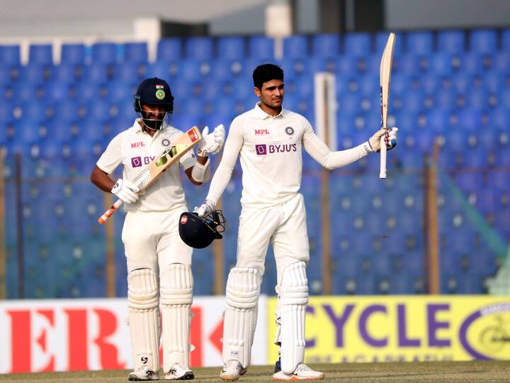 IND vs BAN 1st Test Day 3 India set 513-run target vs Bangladesh IND vs BAN 1st Test Day 3: पुजारा- गिलचं शतक, भारताकडून दुसऱ्या डावाची घोषणा; बांगलादेशसमोर 513 धावांचं लक्ष्य
