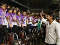 Tamil Nadu Minister Udhayanidhi Interacts With Tennis Players, Inspects Sports Complex In Chennai. See Pics