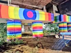 வண்ண மின்னொளியில் ஜொலிக்கும் திருச்சி மாநகர்...அண்ணாந்து பார்க்கும் மக்கள்..!