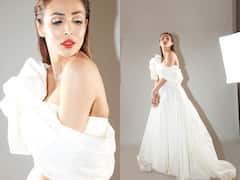 Malaika Arora Looks Breathtaking In A Long White Gown - SEE PICS