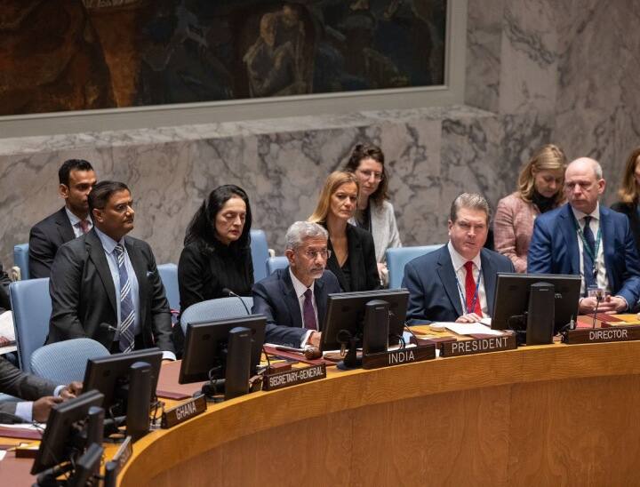 विदेश मंत्री ने बताया, न्यूयॉर्क में यूएनएससी ब्रीफिंग ऑन ग्लोबल काउंटर-टेररिज्म एप्रोच चैलेंजेज एंड वे फॉरवर्ड को संबोधित किया.