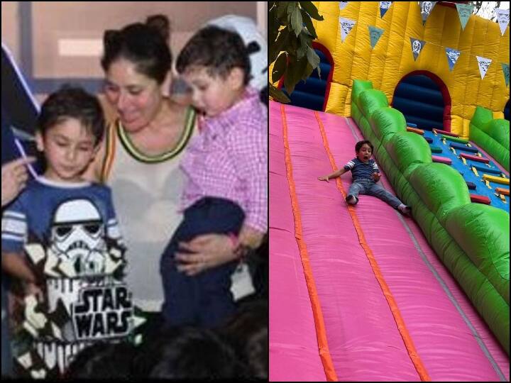 Taimur Ali Khan Birthday Party Pics: हाल ही में, स्टार कपल करीना कपूर खान और सैफ अली खान ने अपने बेटे तैमूर अली खान के छठे जन्मदिन पर एक आलीशान पार्टी होस्ट की, जिसकी इनसाइड तस्वीरें सामने आई हैं.