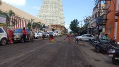 ஸ்ரீரங்கம்  வைகுண்ட ஏகாதேசியை முன்னிட்டு புதிய தார் சாலை அமைக்கும் பணி தொடக்கம்