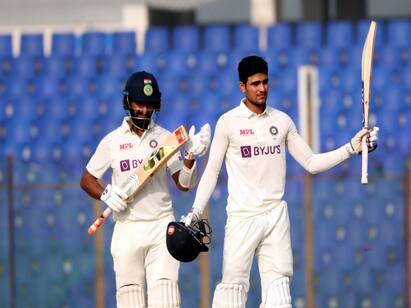Ind vs Ban 1st Test day 3 India declare at 258 against Bangladesh India Lead by 512 Runs IND vs BAN 1st Test: சுப்மன்கில், புஜாரா அதிரடி சதம்..! வங்காளதேசத்திற்கு 513 ரன்கள் இலக்கு..!