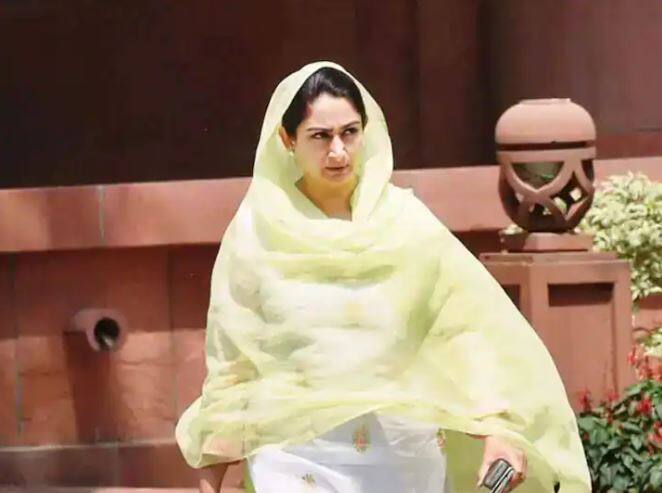 shiromani akali dal mp harsimrat kaur badal arrives budget session at parliament Parliament session 2022: ਹਰਸਿਮਰਤ ਬਾਦਲ ਨੇ 'ਵੀਰ ਬਾਲ ਦਿਵਸ' ਦਾ ਨਾਂਅ ਬਦਲਣ ਦੀ ਕੀਤੀ ਮੰਗ