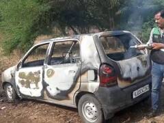 बांसवाड़ा में दर्दनाक हादसा, कार सहित जिंदा जला शिक्षक, परिवार ने जताई हत्या का आशंका