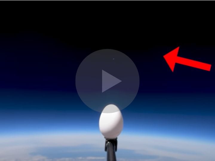Science News Egg did not break even after falling from space viral video वैज्ञानिकों ने स्पेस से गिराया अंडा, लेकिन वह टूटा नहीं, जानिए क्यों?