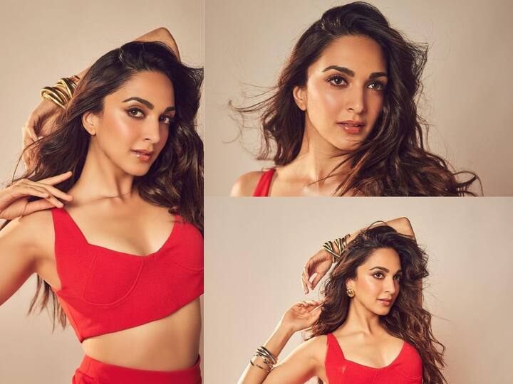 Kiara Advani: பாலிவுட் நாயகி கியாரா அத்வானியின் சிவப்பு நிற உடை புகைப்படங்கள் தற்போது வைரலாகி வருகின்றன.