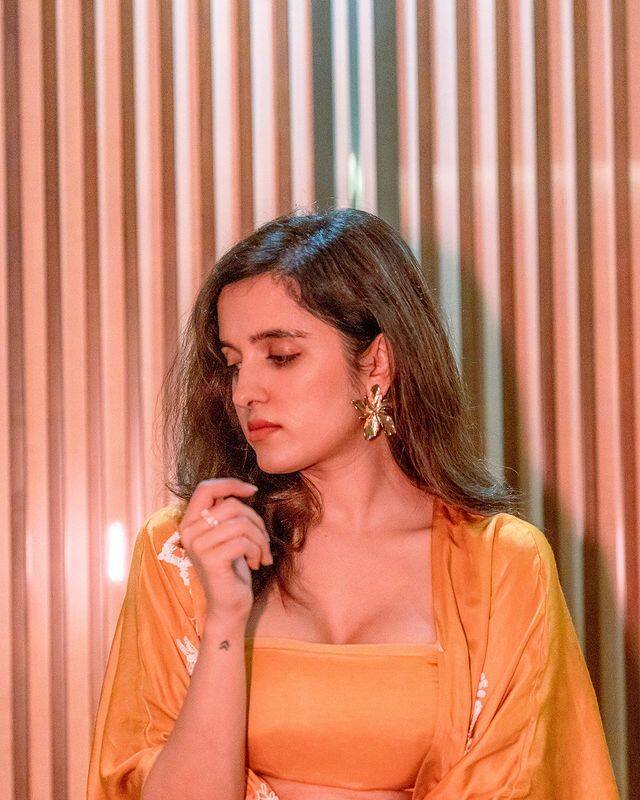 'జెంటిల్ మెన్' చిత్రంలో డిస్కో డిస్కో అనే మంచి పాపులర్ పార్టీ సాంగ్ పాడింది. Image Credit: Shirley Setia /Instagram