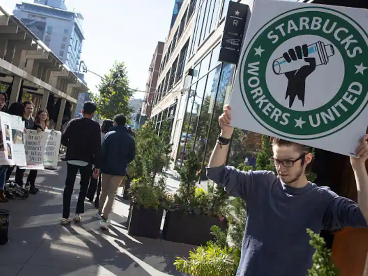 Starbucks Workers In 100 Stores Across US Begin 3 Day Walkout For Unionization Starbucks Workers In 100 Stores Across US Begin 3-Day Walkout For Unionization