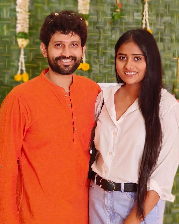 ఆరోహితో బాలాదిత్య -Image Credit: Pinky Sudeepa/Instagram
