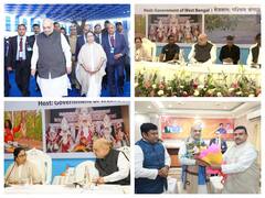 Amit Shah Chairs Eastern Zonal Council Meeting In Kolkata. Mamata Banerjee Attends Meet — SEE PICS