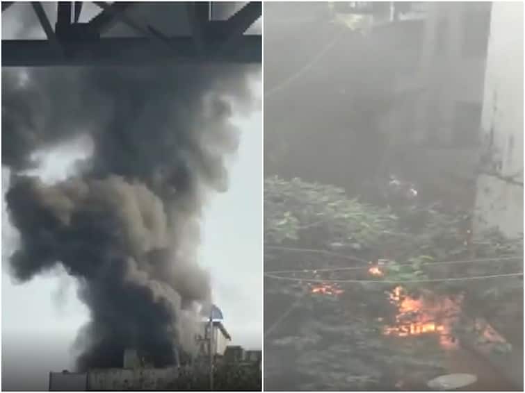 Fire Breaks Out Near Parekh Hospital In Mumbai's Ghatkopar, 8 Fire Tenders Rushed To Spot Fire Breaks Out In 6-Story Building In Mumbai. One Dead, Over 20 Injured Rushed To Hospital