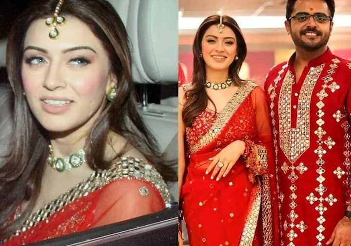 Hansika Motwani Engagement Pics: બોલિવુડ સભિનેત્રી હંસિકા મોટવાનીએ તાજેતરમાં તેના લાંબા સમયના બોયફ્રેન્ડ સોહેલ કથુરિયા સાથે લગ્ન કર્યા છે. હંસિકાએ હવે સગાઈની કેટલીક ના જોવાયેલી તસવીરો શેર કરી છે.