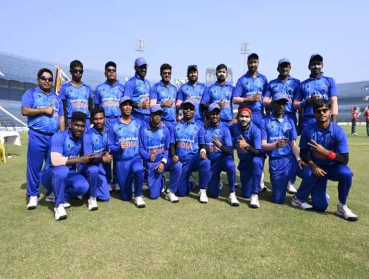 india beat bangladesh blind t20 world cup final 2022 Blind T20 World Cup: ભારતીય ક્રિકેટ ટીમે ઈતિહાસ રચ્યો, બાંગ્લાદેશને હરાવી જીત્યો નેત્રહીન ટી20 વર્લ્ડ કપ