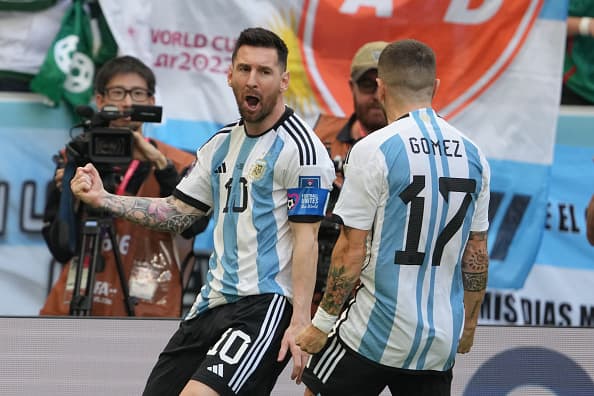 Messi (2,194 minutes in 25 matches) has to play at least 24 minutes in Sunday's summit clash to become the footballer who has played for most minutes in the history of the mega football tournament. Pic: Getty Images
