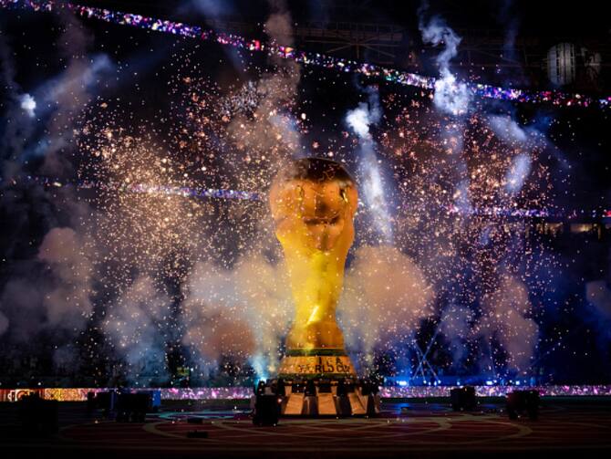 FIFA World Cup closing ceremony in photos