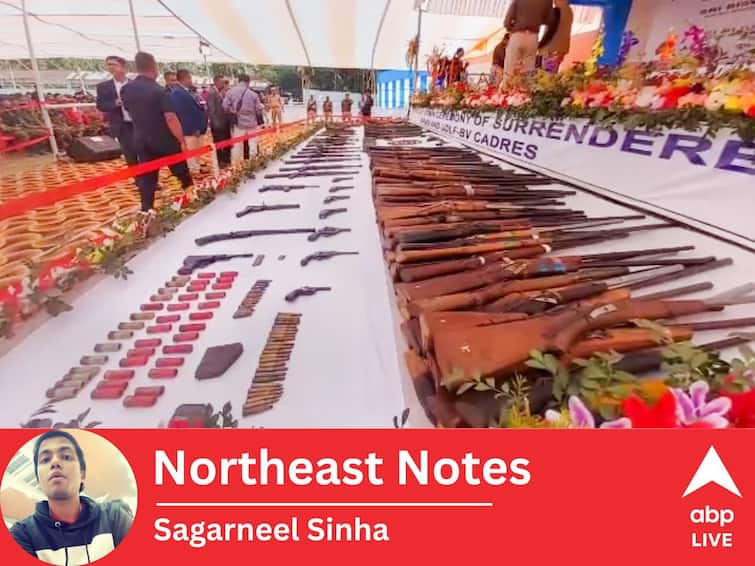 Northeast Notes: Surrender Of 1179 Bru Militants Assam Peace PM Modi Tripura visit Mamata Banerjee Meghalaya visit Northeast Notes: Surrender Of 1179 Bru Militants And What It Means For Assam Peace Efforts