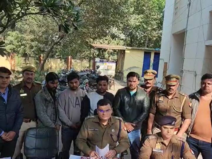 Greater Noida News Police exposed vehicle thief gang 5 miscreants arrested ANN Greater Noida News: पुलिस के हाथ लगी बड़ी सफलता, वाहन चोर गैंग का किया खुलासा, 5 बदमाश गिरफ्तार