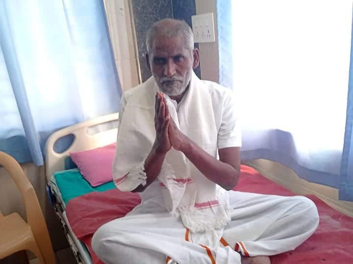 கரூரில் சித்தர் என சித்தரித்த முதியவர் குணமடைந்த பின் மனநல காப்பகத்தில் ஒப்படைப்பு