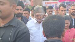 Chandrakant Patil: शाईफेकीच्या धमकीनंतर चंद्रकांत पाटलांची खबरदारी; चक्क फेसशिल्ड लावून कार्यक्रमाला हजेरी