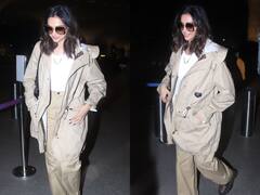 Deepika Padukone Pics: 'बेशर्म रंग' विवाद का दीपिका पादुकोण को नहीं पड़ा कोई फर्क, एयरपोर्ट पर पैपराजी को दिए ऐसे पोज